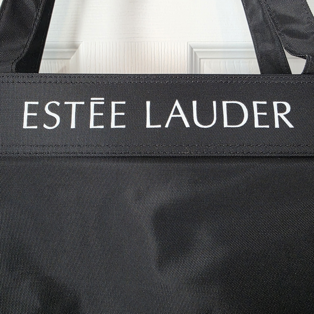 Estee Lauder Black and White Tote Bag - Picture 2 of 6